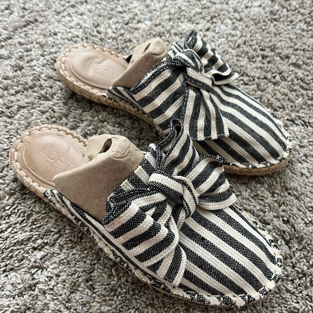 Loft slide- on flats
